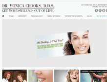 Tablet Screenshot of drmonicacrooks.com